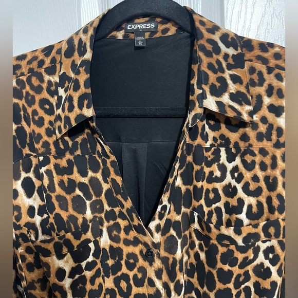 Express Leopard Print Dress - Picture 2 of 2